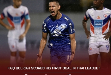 Cầu thủ 'giàu hơn' Messi, Ronaldo ghi bàn thắng đầu tiên tại giải Thái Lan