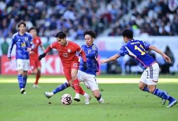 Thái Lan thua 5 bàn không gỡ trước Nhật Bản