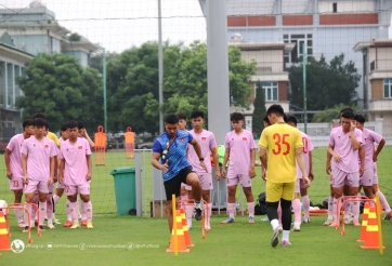 U16 Việt Nam tập nặng cùng HLV Brazil trước giải Đông Nam Á