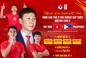 Vé xem trận đầu tiên của ĐT Việt Nam dưới thời HLV Kim Sang Sik bao nhiêu?