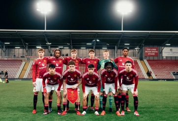 Đội trẻ MU thắng huỷ diệt đối thủ 13-1