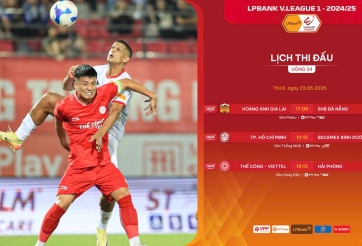 Trước vòng 24 V-League: Nghẹt thở cuộc đua trụ hạng