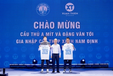 Nhà vô địch Nam Định chính thức công bố 2 tân binh