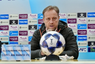 HLV Polking chỉ thẳng mục tiêu của CAHN ở vòng 16 đội Cúp C2 châu Á