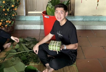 Trung vệ Nhật Minh gây sốt dịp Valentine