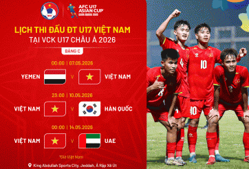 U17 Việt Nam đá giờ cực muộn ở giải châu Á, quyết tranh vé đi World Cup