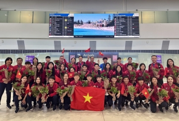 ĐT nữ Việt Nam cập bến Úc, quyết tâm tiến xa ở giải châu Á