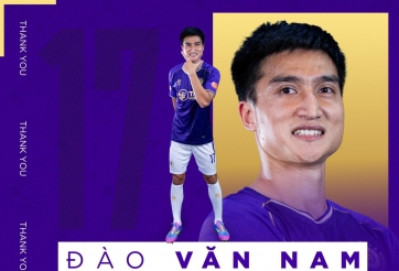 Hà Nội FC bất ngờ chia tay trung vệ Đào Văn Nam