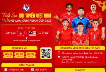 Vé xem ĐT Việt Nam đại chiến Malaysia đắt nhất 400.000 đồng