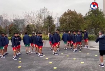 U23 Việt Nam tăng cường tập luyện, sẵn sàng đấu CHDCND Triều Tiên