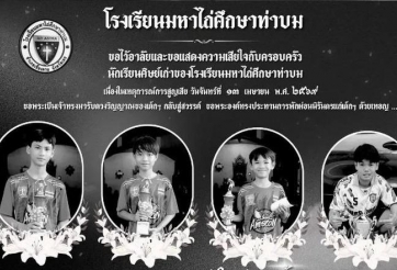 4 cầu thủ trẻ Thái Lan qua đời sau tai nạn thương tâm