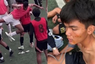 Tài năng trẻ Indonesia tung kung-fu triệt hạ đối thủ, đối diện án phạt cực nặng