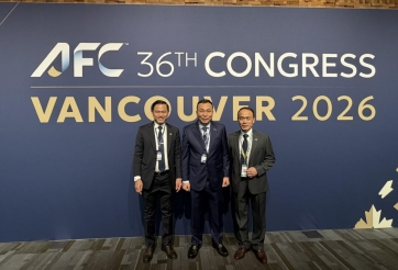 Lãnh đạo LĐBĐ Việt Nam dự Đại hội AFC lần thứ 36