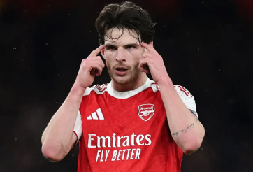 Declan Rice lên tiếng đầy dè chừng dù Arsenal đã chạm một tay vào ngai vàng