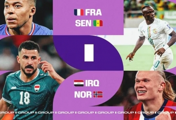 Siêu máy tính dự đoán kết quả bảng I World Cup 2026: Niềm vui cho Haaland và Mbappe