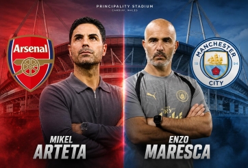Siêu cúp Anh 2026: Arsenal và Man City 'tan hoang' lực lượng