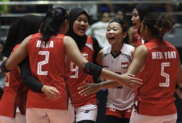 Bóng chuyền Indonesia nhận thưởng lớn sau giải châu Á