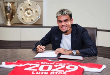 CHÍNH THỨC: Luis Diaz cập bến Bayern Munich
