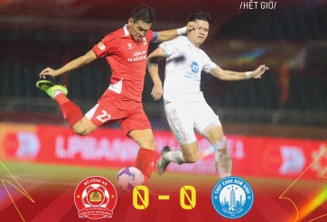 Ăn miếng trả miếng liên tục, Nam Định bị cầm chân tại SVĐ Thống Nhất