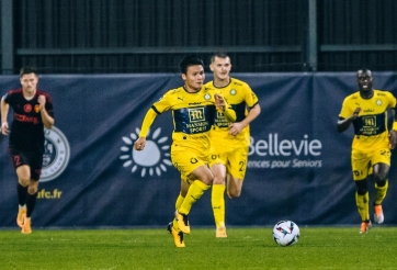 Quang Hải nhận thống kê 'không ai mong muốn' trong trận thắng của Pau FC