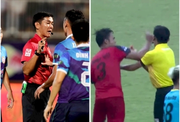 Trọng tài thổi phạt đền cho HAGL từng bị 'tác động vật lý' ngay trên sân