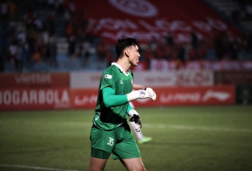 CHÙM ẢNH: Đặng Văn Lâm tỏa sáng khiến Hoàng Đức gục xuống vì tiếc nuối