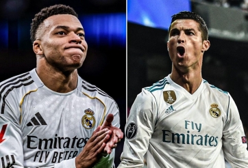 Mbappe xô đổ kỷ lục Champions League của Cristiano Ronaldo
