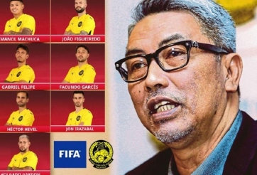 CAS cảnh báo nóng 7 cầu thủ nhập tịch 'không hợp lệ' Malaysia