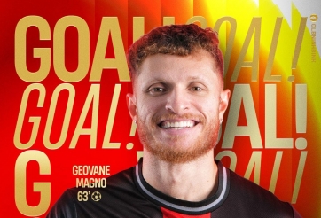 Trực tiếp Ninh Bình 1-1 HAGL: Geovane sút phạt thành bàn