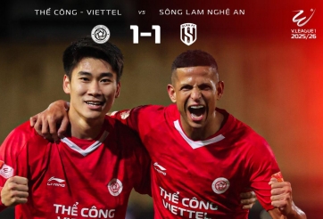 Trực tiếp Viettel 1-1 SLNA: Hết hiệp 1