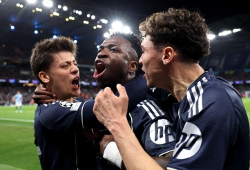 Vinicius Jr khiến Man City nổi giận với màn ăn mừng gây tranh cãi