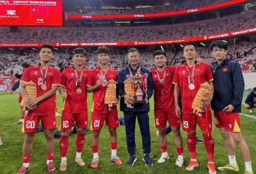 U23 Việt Nam vẫn nhận cúp dù chót bảng giải Trung Quốc