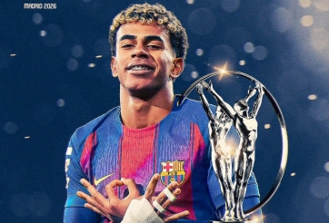 CHÍNH THỨC: Yamal thắng lớn tại 'Oscar thể thao thế giới'