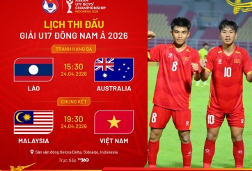 Lịch thi đấu chung kết U17 Đông Nam Á 2026
