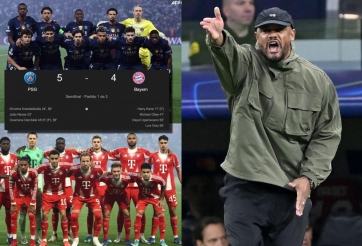 HLV Kompany: 'Bayern đáng ra phải ghi thêm 3 bàn trước PSG'