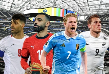 Bảng G World Cup 2026: Đội châu Á đối đầu 2 vua kiến tạo Ngoại hạng Anh