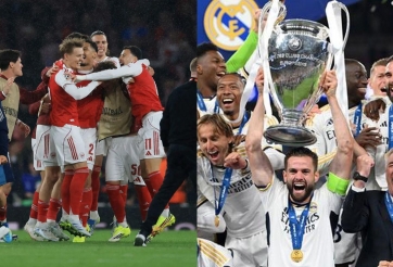 Arsenal viết lại lịch sử của Real Madrid ở Champions League