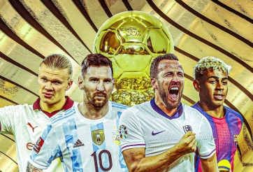 Cuộc đua Quả bóng Vàng 2026: Kane xếp nhì, top 1 quá áp đảo