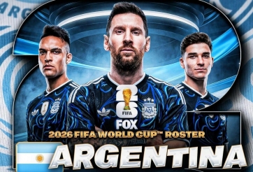 ĐT Argentina loại 9 nhà vô địch World Cup 2022 khỏi đội hình đến Bắc Mỹ