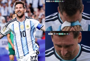 Messi bật khóc sau khi ghi bàn: 'Tôi đã trải qua những ngày...'