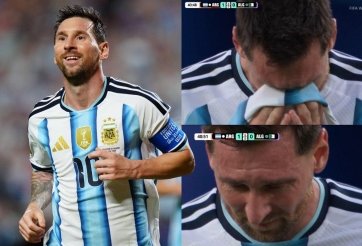Messi bật khóc sau khi ghi bàn: 'Tôi đã trải qua những ngày...'