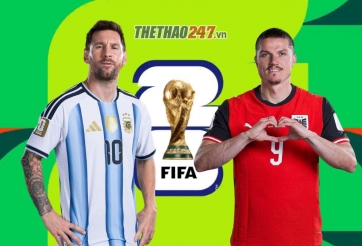 Trực tiếp bóng đá Argentina vs Áo, 0h00 hôm nay 23/6