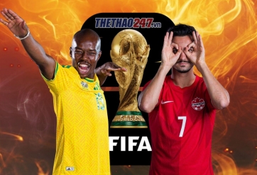 Trực tiếp bóng đá Nam Phi vs Canada, 2h00 hôm nay 29/6