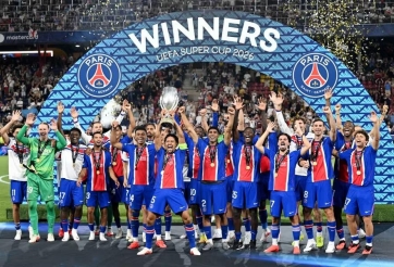 Thắng dễ Aston Villa, PSG bảo vệ thành công Siêu cúp châu Âu