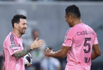Messi và Casemiro cùng tạo nên khoảnh khắc khó tin tại Inter Miami