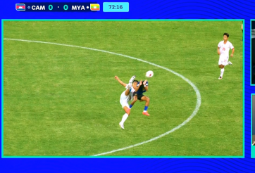 Trực tiếp Campuchia 0-0 Myanmar: Hủy thẻ đỏ