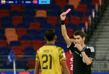 Trực tiếp Hồng Kông 0-0 Brunei: Thẻ đỏ trực tiếp