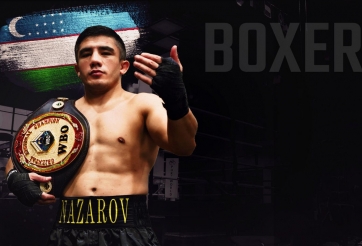 Olimjon Nazarov thành công bảo vệ đai WBO Oriental Asia tại Việt Nam