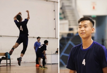 Nam sinh 14 tuổi cao 1m84: Phát bóng bão với chuỗi 13 điểm