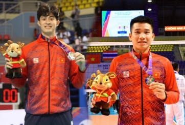 Hai nam thần bóng chuyền trên tuyển đổ bộ giải hạng A 2022